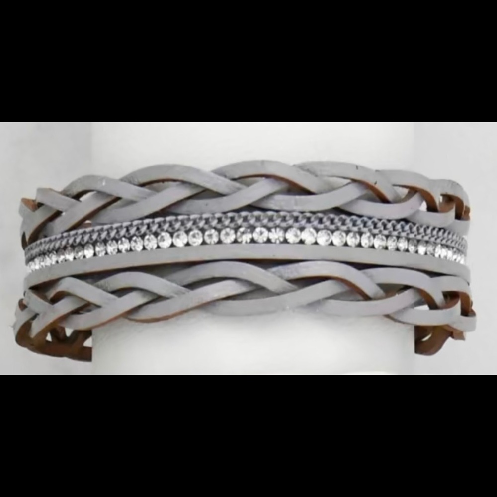 Multi-Strand Bracelets  - Grey